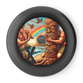 Tiki Totem Throwback LP Frisbee - Island Graphic Flying DiscDisc - D D