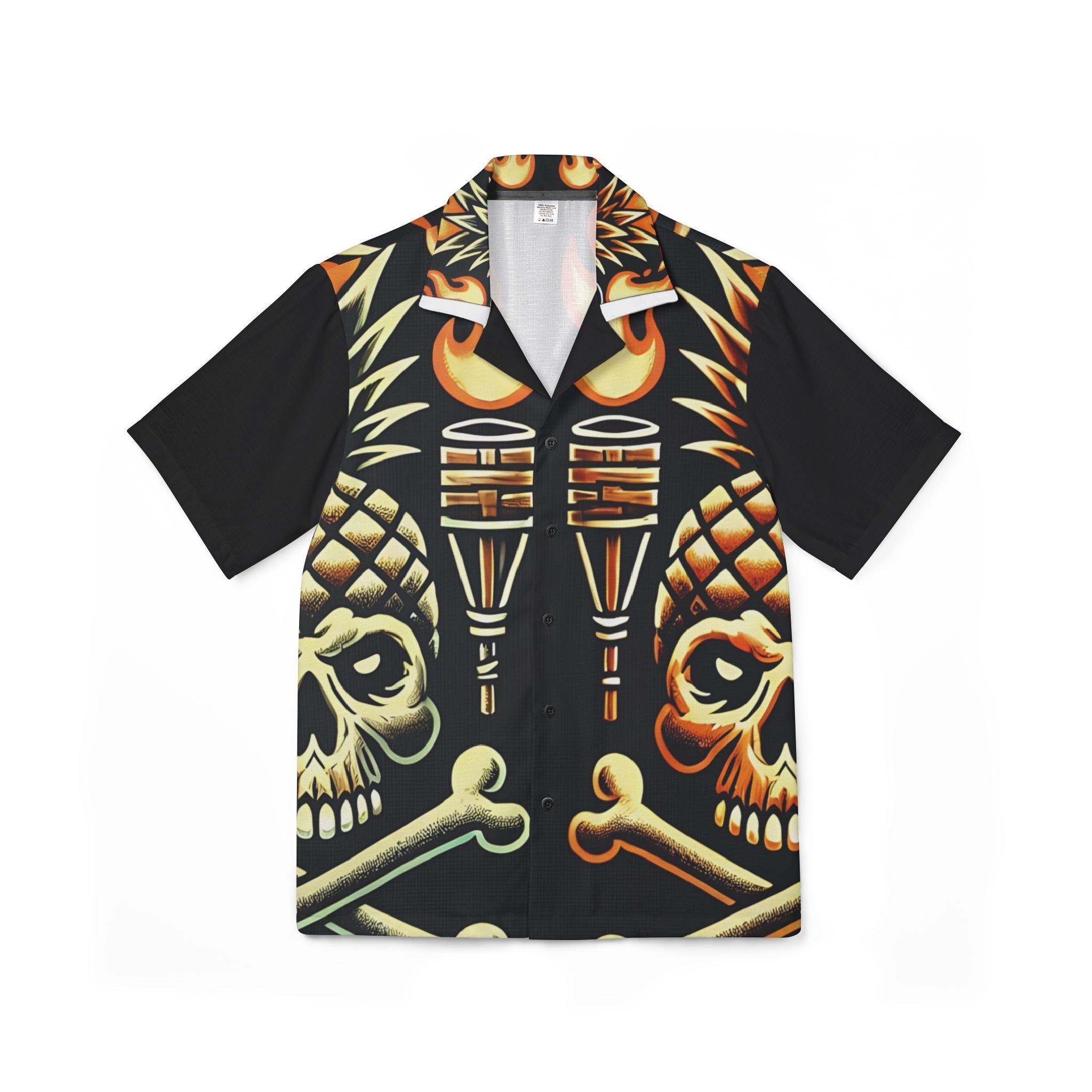 Tropical Gangstah 808 Aloha Shirt - Men's Island Button up - D D