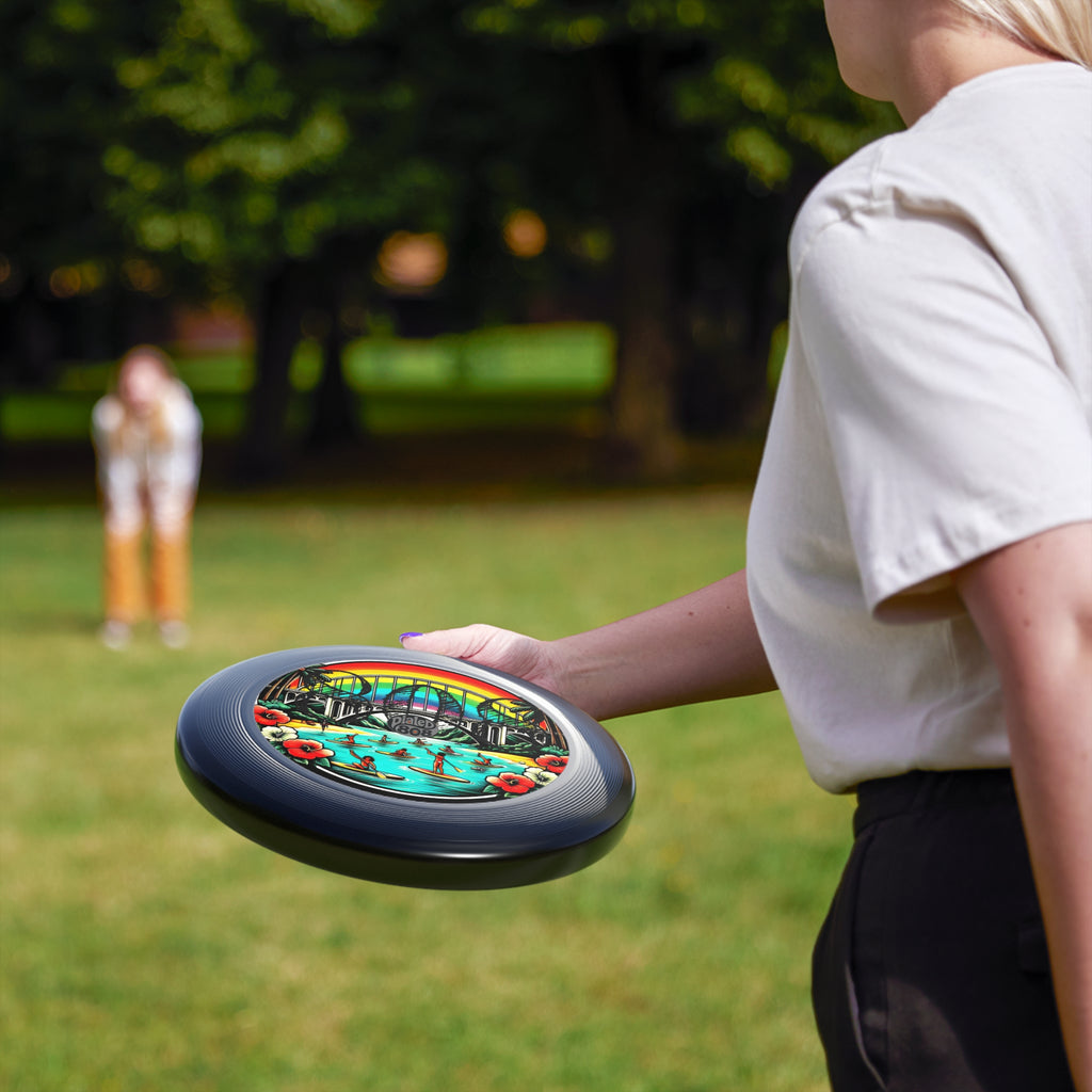 Rainbow Bridge 808 Throwback LP Frisbee - Island Graphic Flying Disc