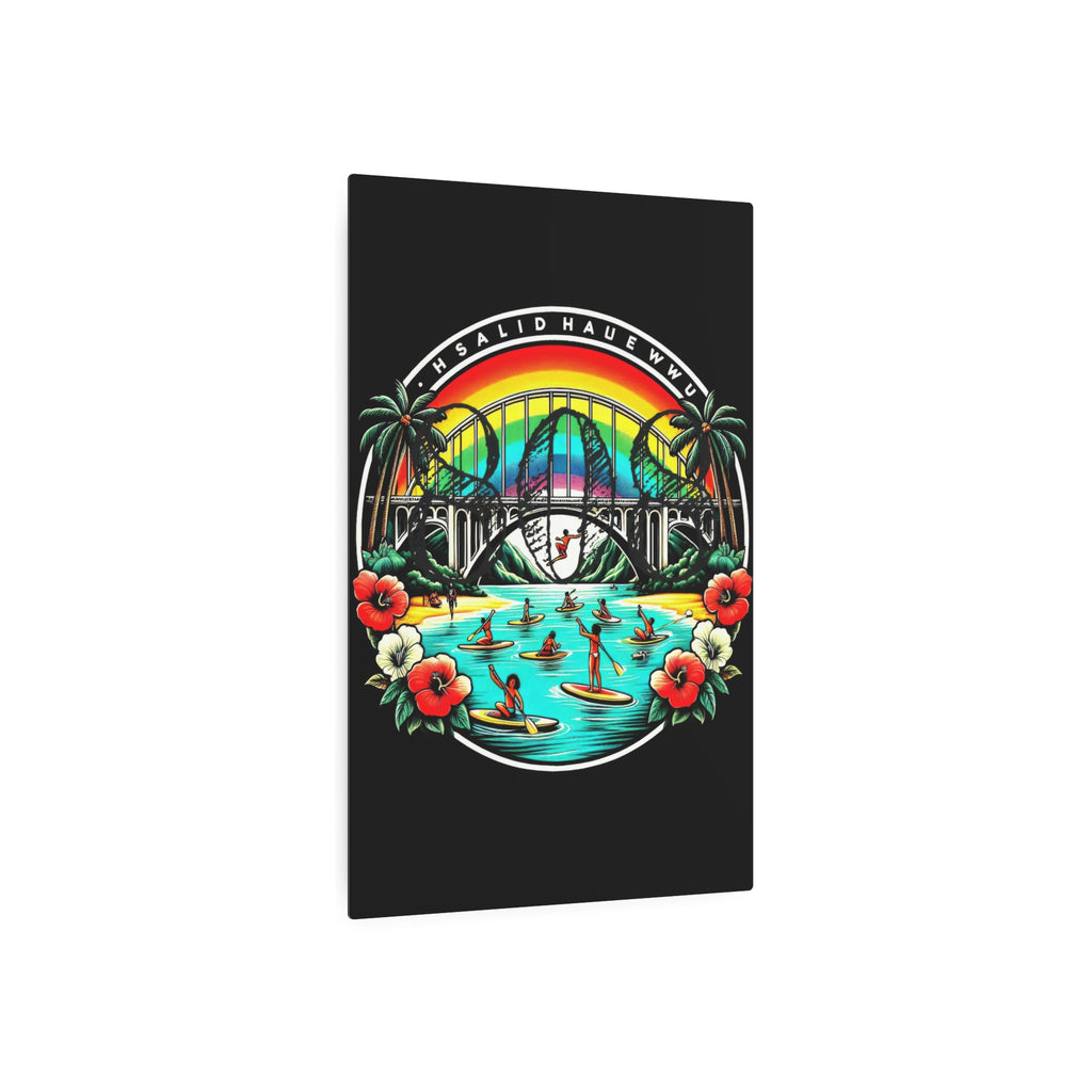 Rainbow Bridge 808 Aluminum Wall Art - Island Home Decor - D D