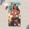 Waikiki Beach 808 Oversized Pareo - Women's Beachwear