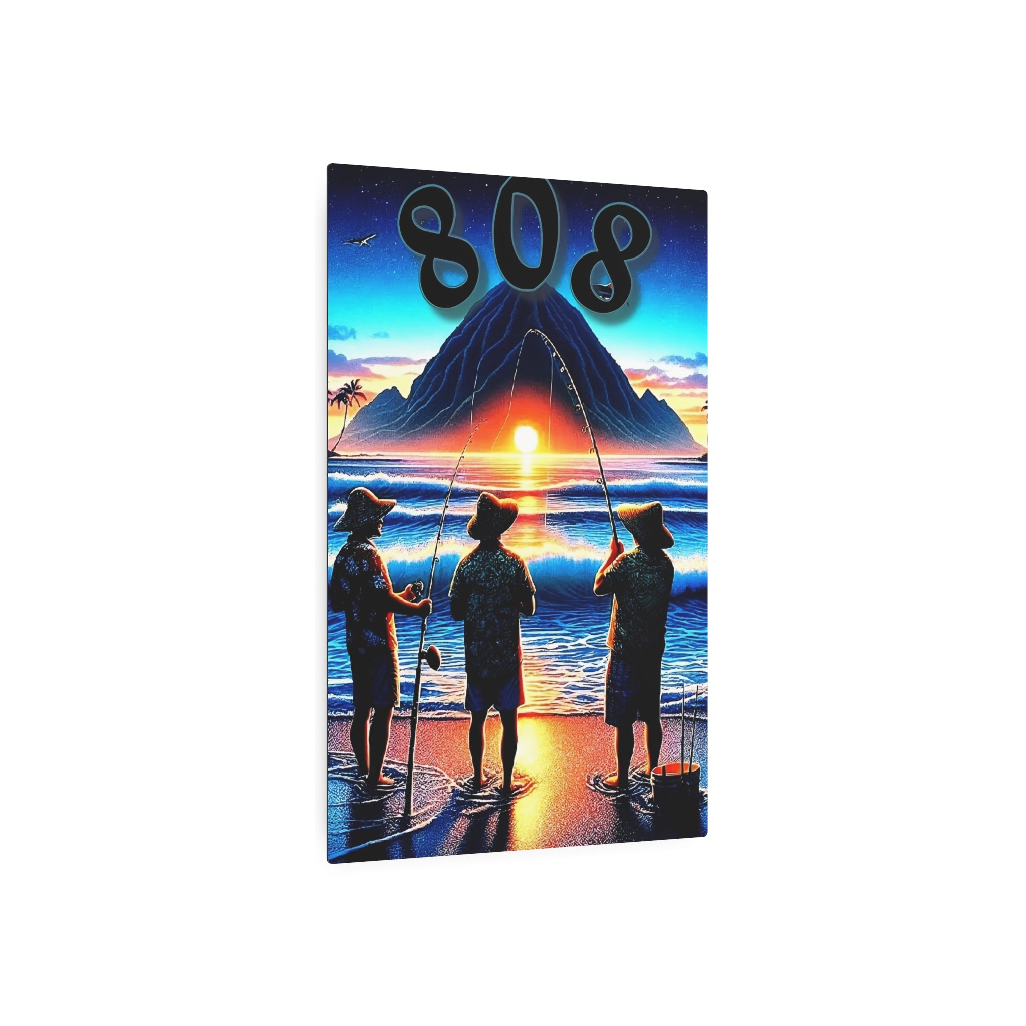 Out with the Guys 808 Aluminum Wall Art - Island Home Decor - D D