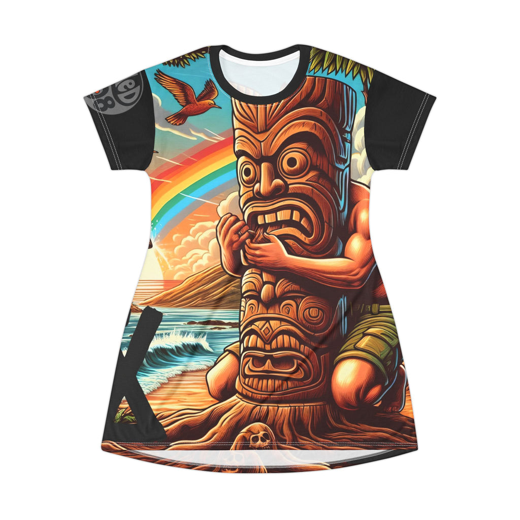 Tiki Totem 808 Little Beach Dress - Women's Island Beachwear