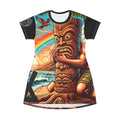 Tiki Totem 808 Little Beach Dress - Women's Island Beachwear