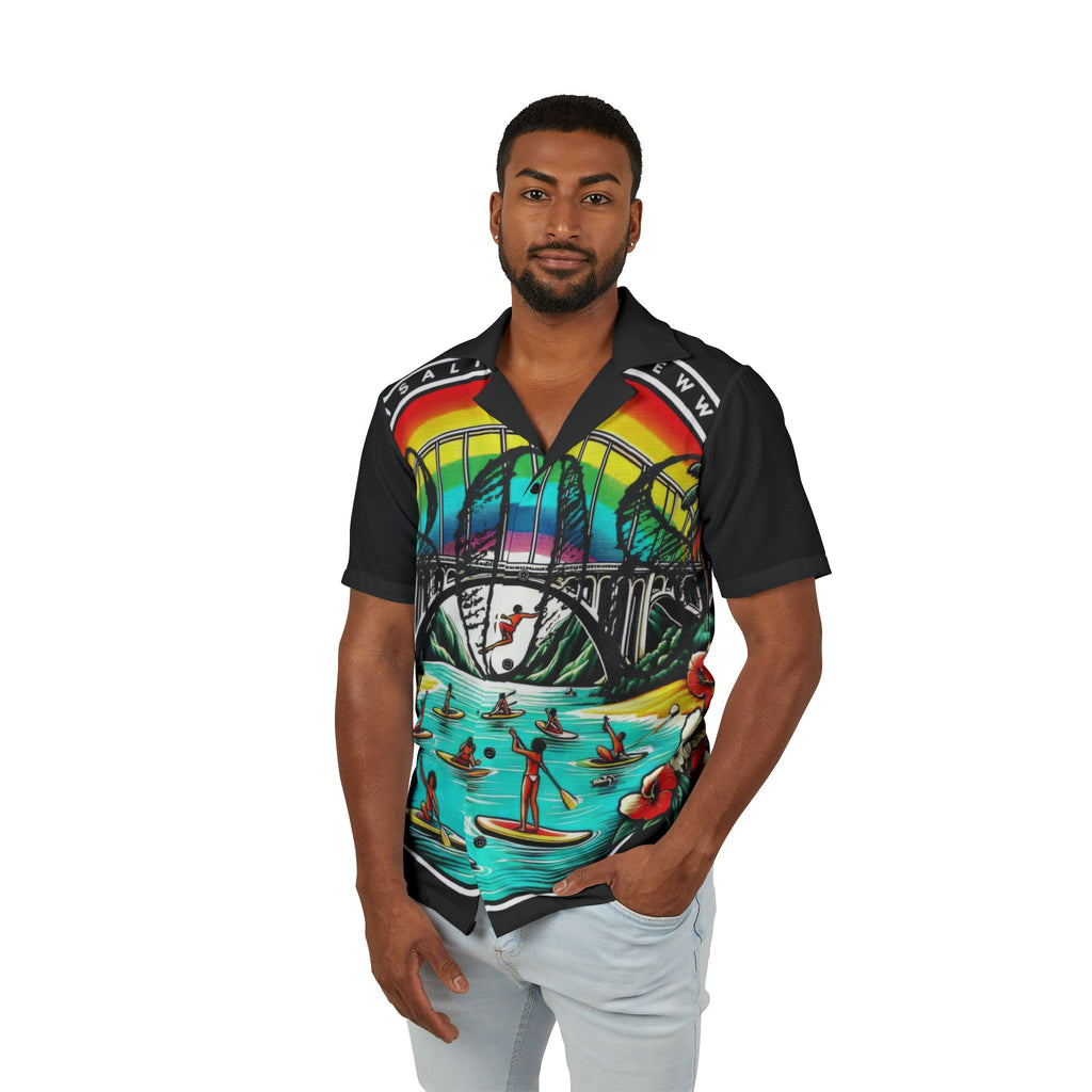 Rainbow Bridge 808 Aloha Shirt - Men's Island Button up