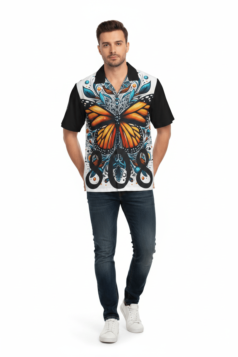 Monarchist 808 Aloha Shirt - Men's Island Button up - D D