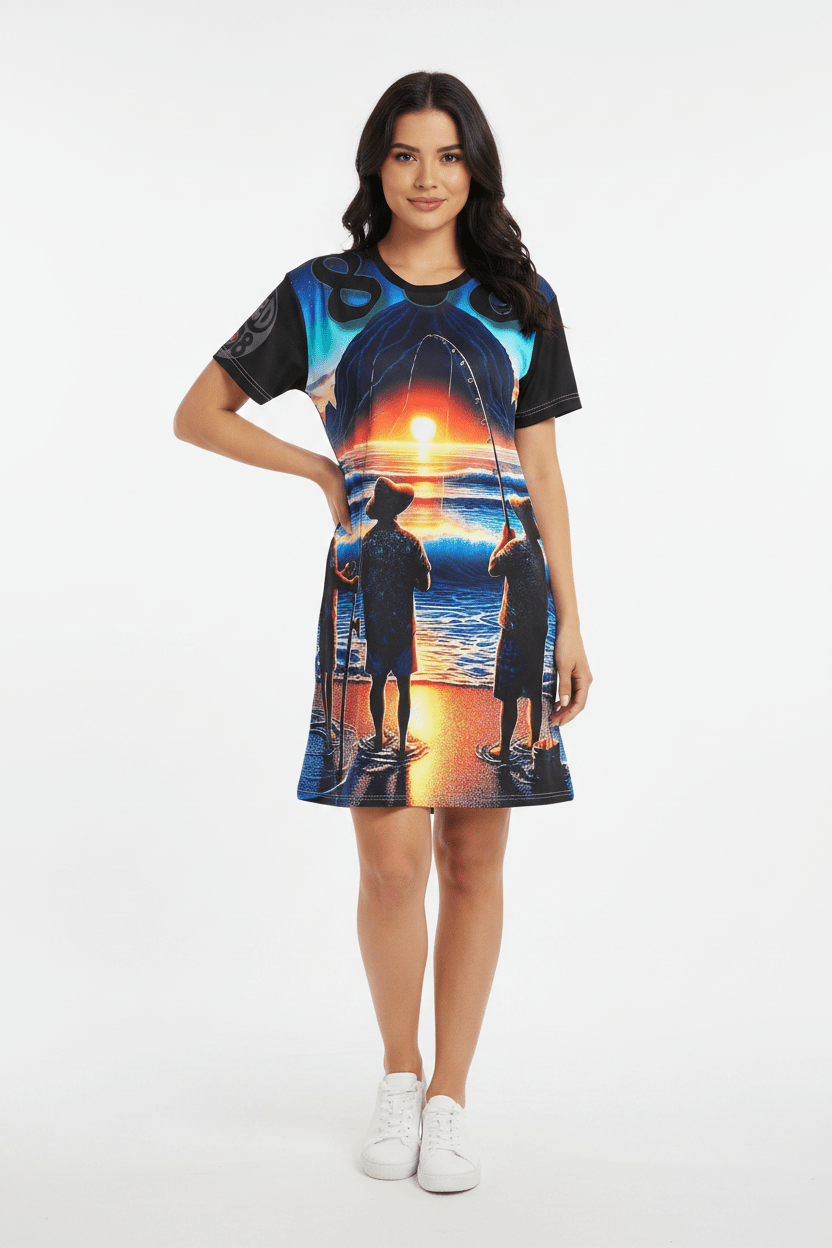 Out with the Guys 808 Little Beach Dress - Women's Island Beachwear - D D