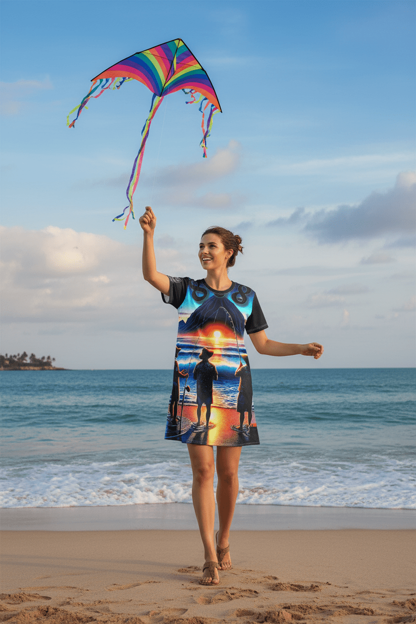 Out with the Guys 808 Little Beach Dress - Women's Island Beachwear - D D