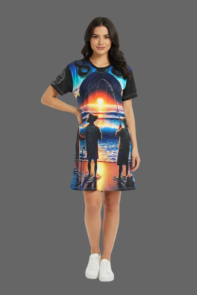 Out with the Guys 808 Little Beach Dress - Women's Island Beachwear - D D