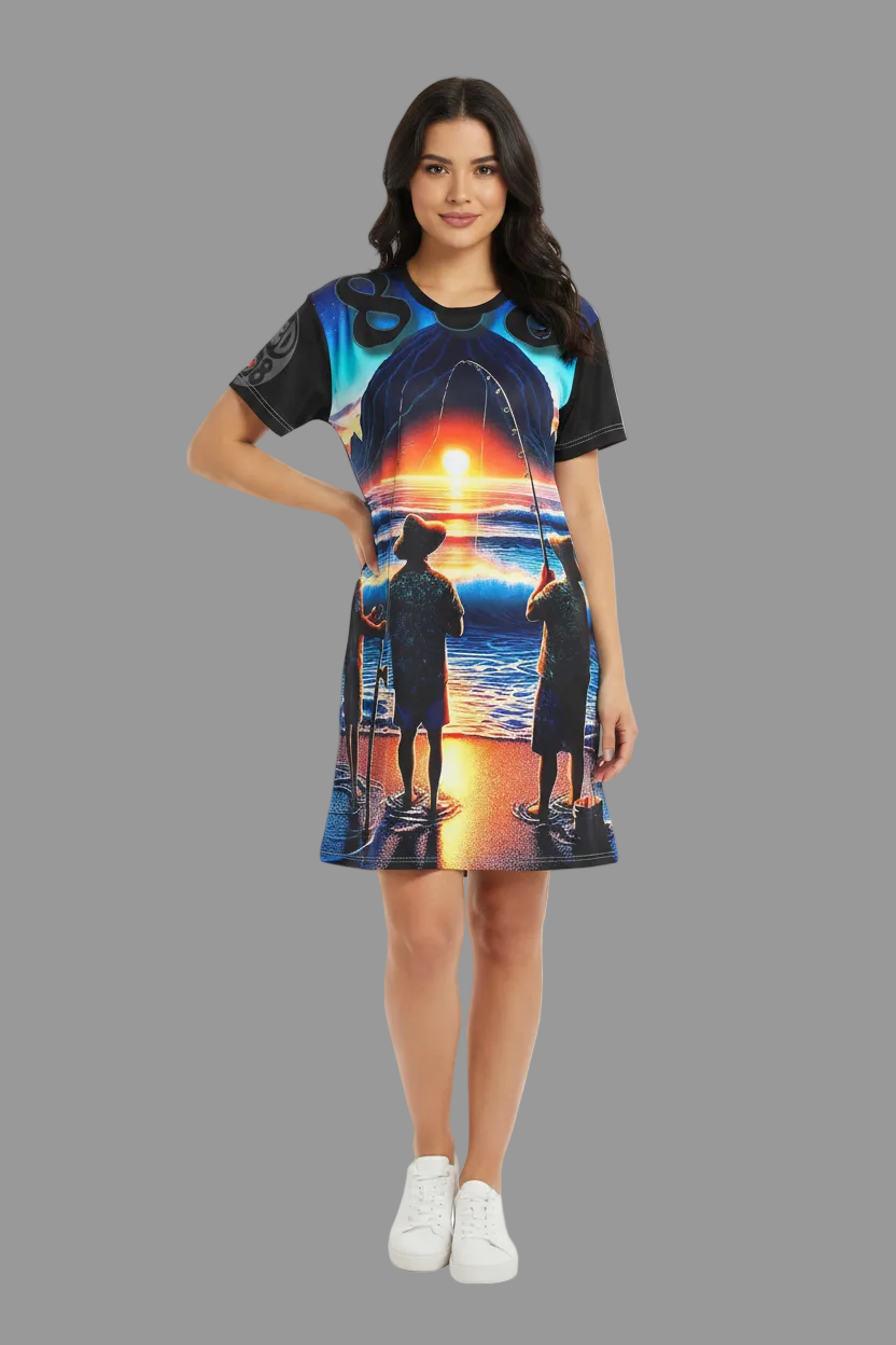 Out with the Guys 808 Little Beach Dress - Women's Island Beachwear - D D